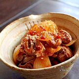 鶏モツの韓国煮
